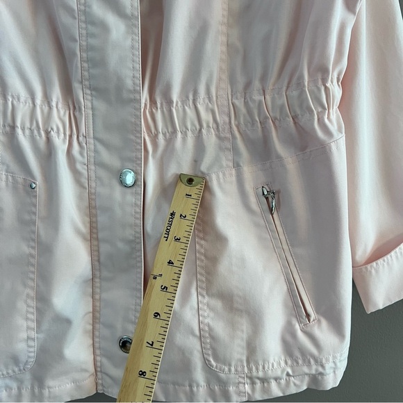 MACKINTOSH New England Rain Windbreaker Nautical Coat Jacket Pink Petit XL - Picture 16 of 16